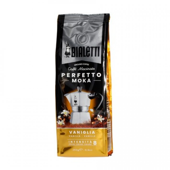 Bialetti - Perfetto Moka Vanilia 250g ground coffee Bialetti - Perfetto Moka Vanilia 250g ground coffee