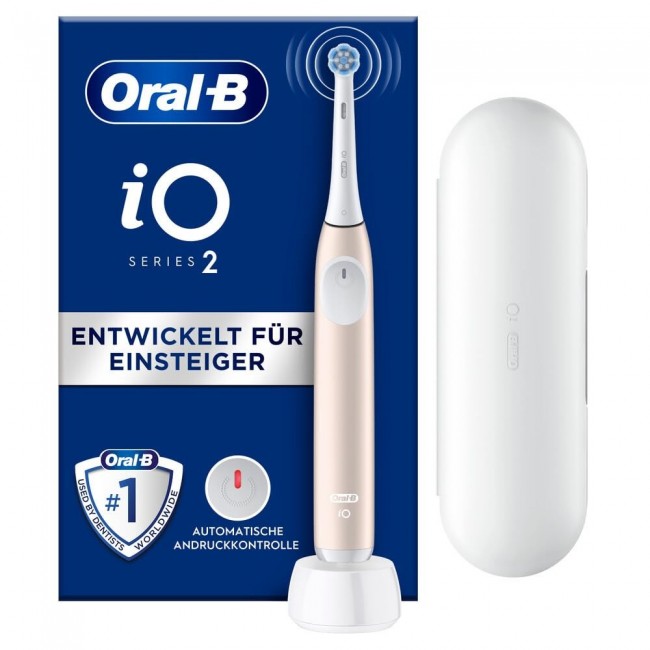 Oral-B 2 iO Adult Vibrating toothbrush Pink, White