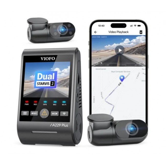 VIOFO A229 PLUS 3CH-G GPS video recorder