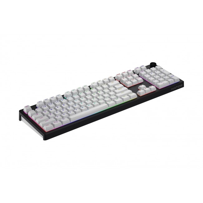 HATOR Skyfall Wireless 100 keyboard Gaming USB + RF Wireless + Bluetooth QWERTY US English Black, White
