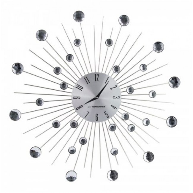 Esperanza EHC002 wall clock Mechanical wall clock Round Stainless steel Esperanza EHC002 wall clock Mechanical wall clock Round Stainless steel