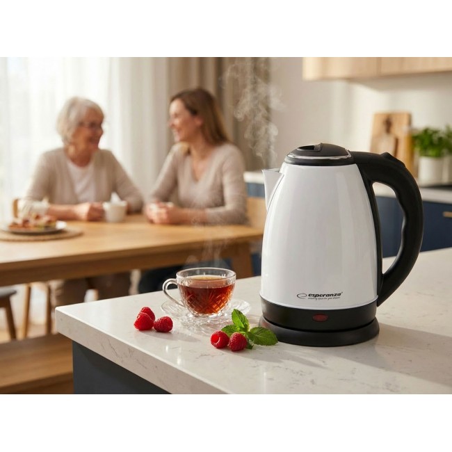 Esperanza EKK113W electric kettle 1.8 L Black,White 1800 W Esperanza EKK113W electric kettle 1.8 L Black,White 1800 W
