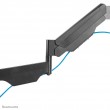 Neomounts WL70-550BL12 Monitor/TV mount wall 23-42