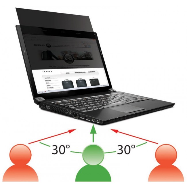 Mobilis 016233 display privacy filter 39.6 cm (15.6