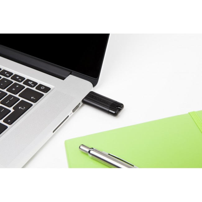 Verbatim PinStripe 3.0 - USB 3.0 Drive 128GB - Black