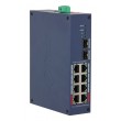 Dahua Technology CHS4210-8GT-110 network switch Managed L2 Gigabit Ethernet (10/100/1000) Power over Ethernet (PoE) DIN rail Dark Blue