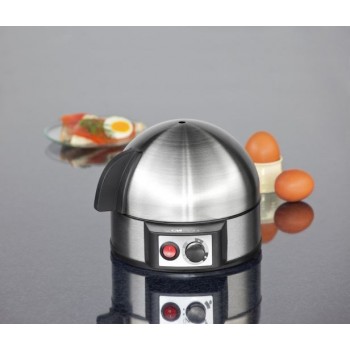 Clatronic EK 3321 egg cooker 7 egg(s) 400 W Black, Stainless steel