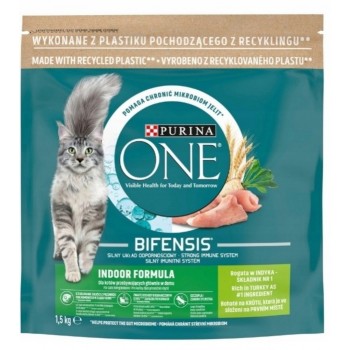 PURINA One Bifensis Indoor Formula - dry cat food - 1,5 kg