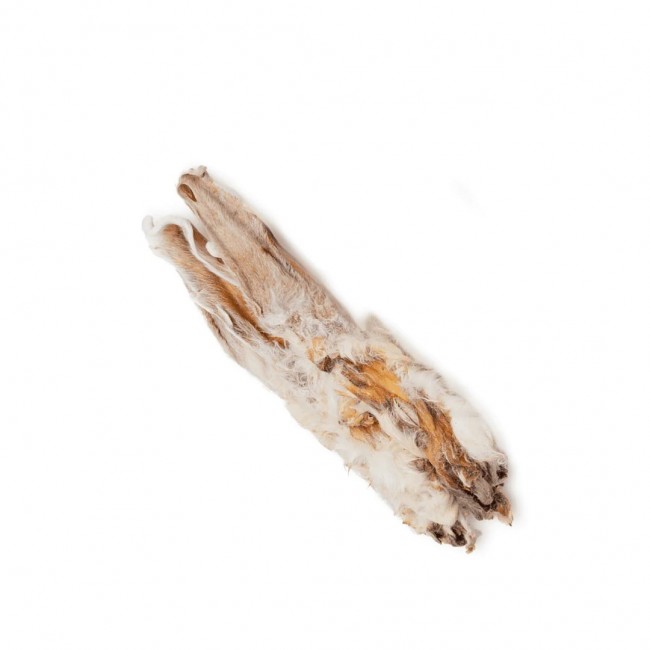 UNISZKI Rabbit ear with fur - treat for dogs - 2 pieces UNISZKI Rabbit ear with fur - treat for dogs - 2 pieces