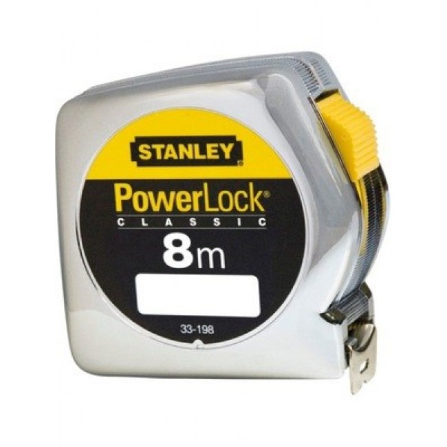 Stanley 0-33-198 Mesure 8 m x 25 mm en ABS Powerlock Classic Stanley 0-33-198 Mesure 8 m x 25 mm en ABS Powerlock Classic