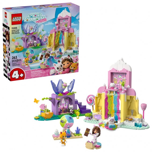 LEGO GABBY S DOLLHOUSE 11205 Sweet Treat Mountain and Kitty Garden LEGO GABBY S DOLLHOUSE 11205 Sweet Treat Mountain and Kitty Garden