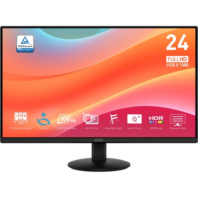 MSI Pro MP242L computer monitor 60.5 cm (23.8 MSI Pro MP242L computer monitor 60.5 cm (23.8