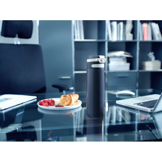 Leifheit 03275 travel mug 600 ml Black, Blue Stainless steel