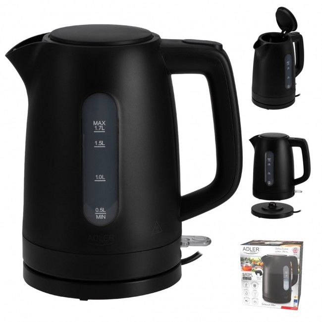 ADLER AD 1379B black electric kettle ADLER AD 1379B black electric kettle