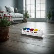 Maclean power strip, extender 4 sockets + 2xUSB, with switches, 250VAC/10A, 2.1A 5V, 1.5m, white, MCE229 W Maclean power strip, extender 4 sockets + 2xUSB, with switches, 250VAC/10A, 2.1A 5V, 1.5m, white, MCE229 W