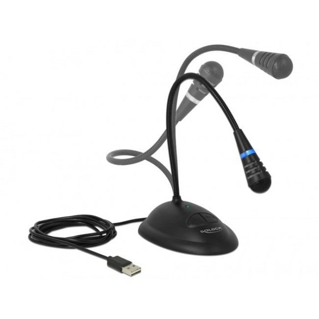DeLOCK 65871 microphone Black PC microphone