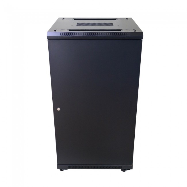 Extralink Rackmount cabinet 22U 600x800 Black standing