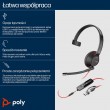 HP Poly Blackwire 5210 Monaural USB-C Headset +3.5mm Plug +USB-C/A Adapter