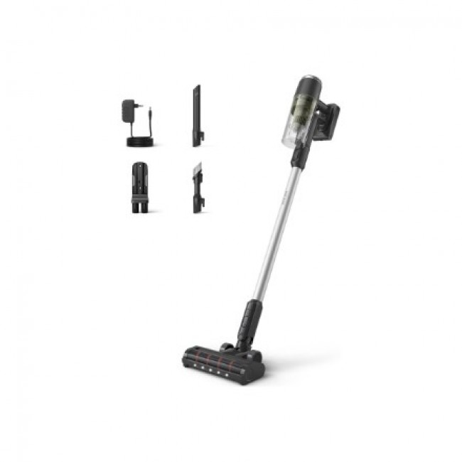 Philips 3000 series XC3033/01 stick vacuum/electric broom Battery Dry Cyclonic Bagless Black, Green Philips 3000 series XC3033/01 stick vacuum/electric broom Battery Dry Cyclonic Bagless Black, Green