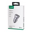 Ugreen USB Type-C / USB 24W Power Delivery Quick Charge car charger, grey (30780) Ugreen USB Type-C / USB 24W Power Delivery Quick Charge car charger, grey (30780)