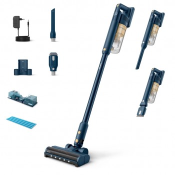 Philips 5000 series XC5043/01 stick vacuum/electric broom Battery Dry&wet Cyclonic Bagless 0.27 L Blue, Yellow