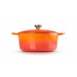 Le Creuset 21177280902430 6.7 L Round Orange, Red