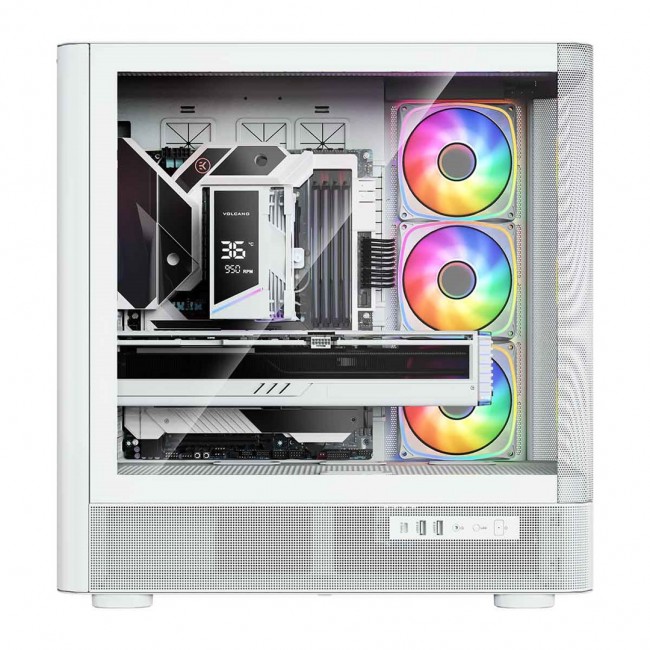 MODECOM Volcano Volcano AQ300 ARGB Midi White