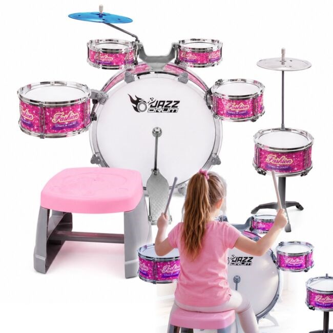 SUPRIMO K-DRUMS 3 r owa perkusja dla dzieci zesta