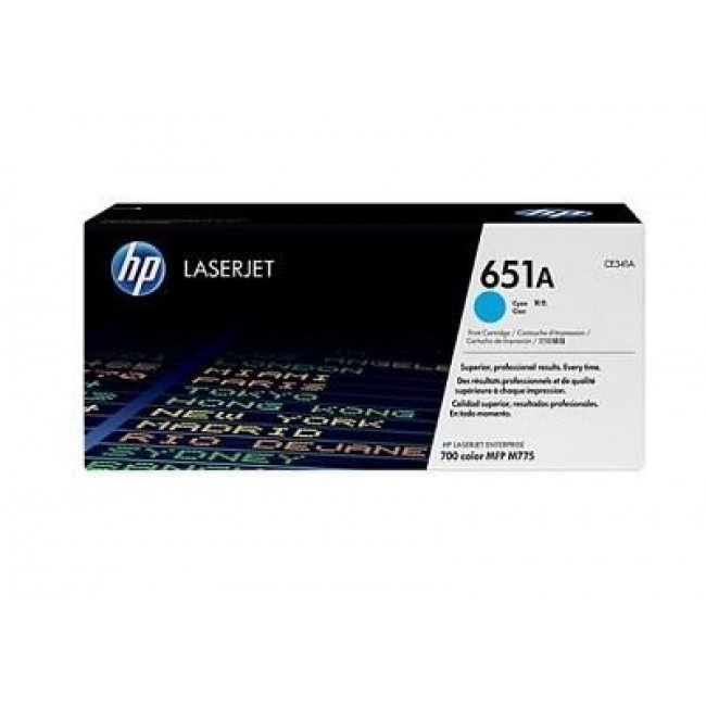 HP 651A Cyan Original LaserJet Toner Cartridge