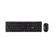 Acer Combo Set, Wireless Keyboard and Mouse AAK400, Rubber Dome Key Switch, RF 2.4GHz Dongle, Up to 1600 DPI, 10 Metres Range, Black