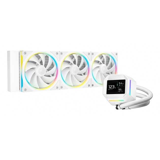 DeepCool LM360 WH Processor Liquid cooling kit 12 cm White 1 pc(s) DeepCool LM360 WH Processor Liquid cooling kit 12 cm White 1 pc(s)