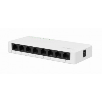 Gembird NSW-G8-01 network switch Unmanaged Gigabit Ethernet (10/100/1000) White