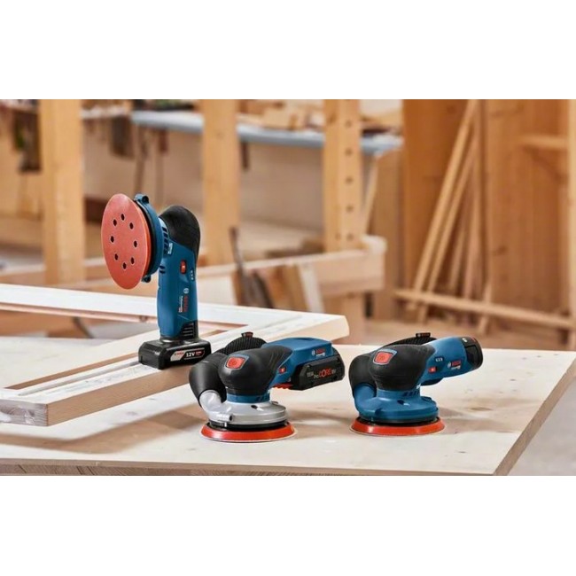 Bosch GEX 18V-125 Professional Random orbital sander 10000 RPM 20000 OPM Black, Blue, Grey, Red Bosch GEX 18V-125 Professional Random orbital sander 10000 RPM 20000 OPM Black, Blue, Grey, Red