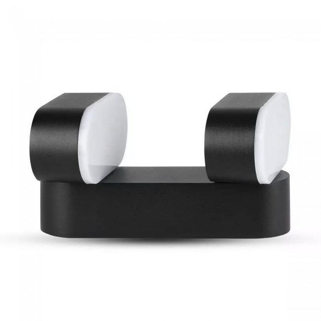Wall lamp V-TAC VT-814 rotatable 12W LED IP65 3000K 1100lm (SKU 8293) Black