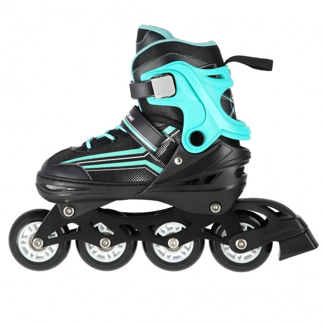 NILS EXTREME NH18190 2IN1 SKATES BLACK/BLUE SIZE. M (34-38)) WITH INTERCHANGEABLE HOCKEY SKATES NILS EXTREME NH18190 2IN1 SKATES BLACK/BLUE SIZE. M (34-38)) WITH INTERCHANGEABLE HOCKEY SKATES