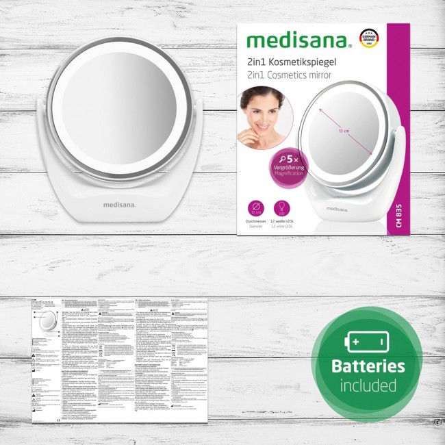 Medisana 2-in-1 cosmetic mirror CM 835 Medisana 2-in-1 cosmetic mirror CM 835