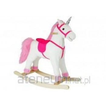 Rocking Horse Unicorn White 74cm 2252 Lean Toys