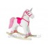 Rocking Horse Unicorn White 74cm 2252 Lean Toys