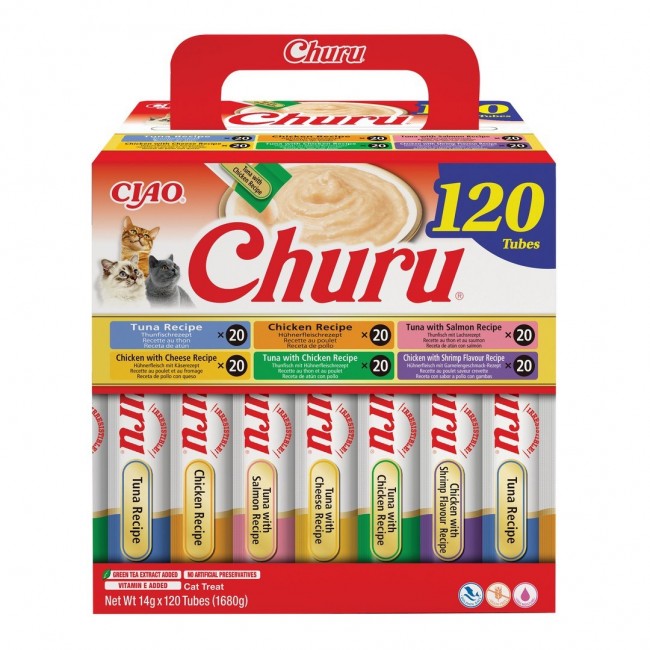 INABA Churu Tuna and chicken mix - cat treats - 120x14g
