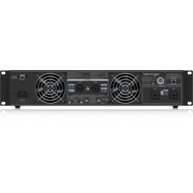 Behringer NX6000D audio amplifier 2.0 channels Home Black Behringer NX6000D audio amplifier 2.0 channels Home Black