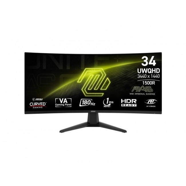 MSI MAG 346CQ computer monitor 86.4 cm (34 MSI MAG 346CQ computer monitor 86.4 cm (34