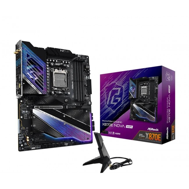 Motherboard - ASRock X870E Nova WiFi Motherboard - ASRock X870E Nova WiFi