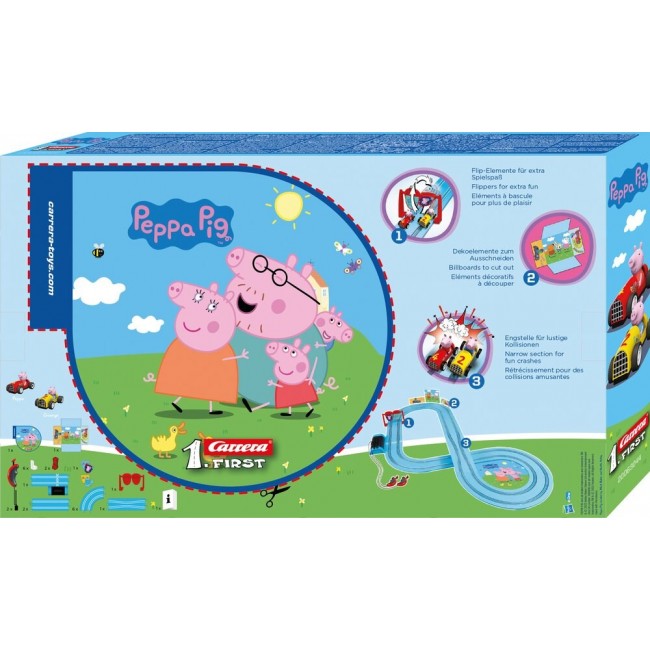 Track First Peppa Pig Peppa Pig Soapbox Race Race 2.9m 63044 Carrera