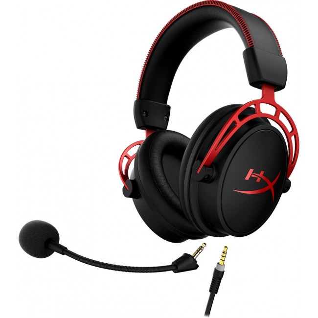 HyperX Cloud Alpha - Gaming Headset (Black-Red) Wired Head-band Black, Red HyperX Cloud Alpha - Gaming Headset (Black-Red) Wired Head-band Black, Red
