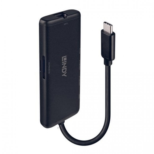 Lindy DST-Mini USB-C Laptop Mini Docking Station with 4K Support and 100W Pass-Through Charging Lindy DST-Mini USB-C Laptop Mini Docking Station with 4K Support and 100W Pass-Through Charging