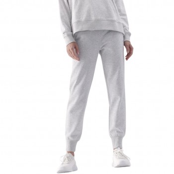 Women's trousers 4F F0946 cool light grey melange 4FWMM00TTROF0946 27M S