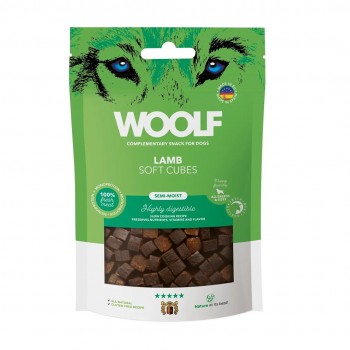 WOOLF Soft Cubes Lamb - dog treat - 100g