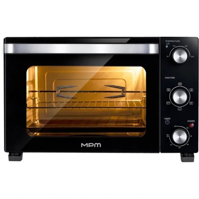Electric oven MPM MPE-17/T 48 L 1800 W Black Electric oven MPM MPE-17/T 48 L 1800 W Black