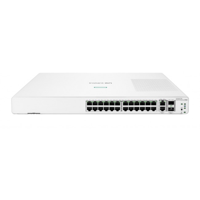 HPE Aruba Networking Networking Instant On Switch 24p Gigabit 2p 10GBT 2p SFP+ 1960 HPE Aruba Networking Networking Instant On Switch 24p Gigabit 2p 10GBT 2p SFP+ 1960