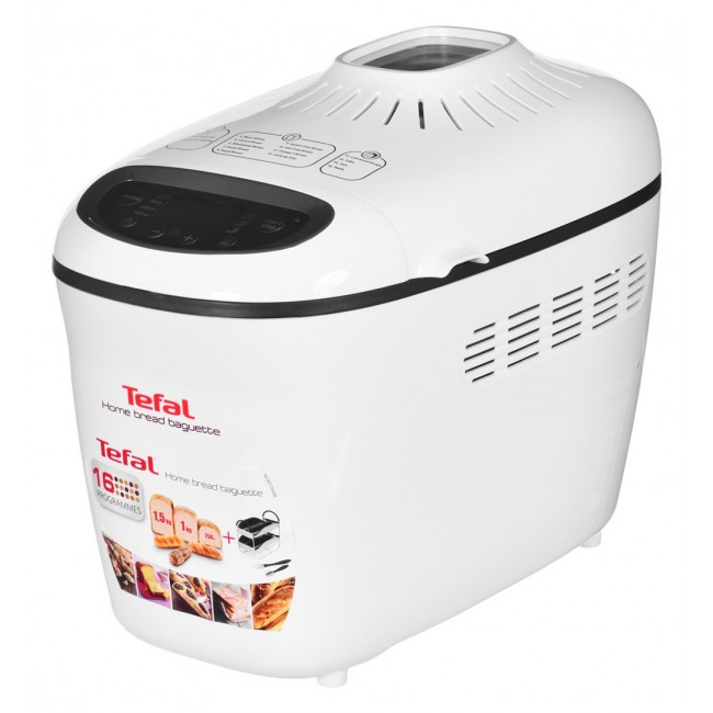 Tefal PF610138 bread maker 1600 W White Tefal PF610138 bread maker 1600 W White